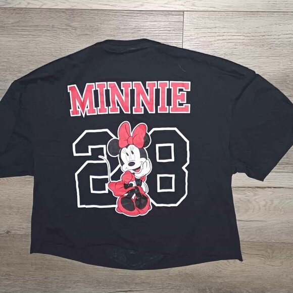 Women's Disney XL Minnie Mouse Crop Top Graphic Print #28 - Picture 2 of 4